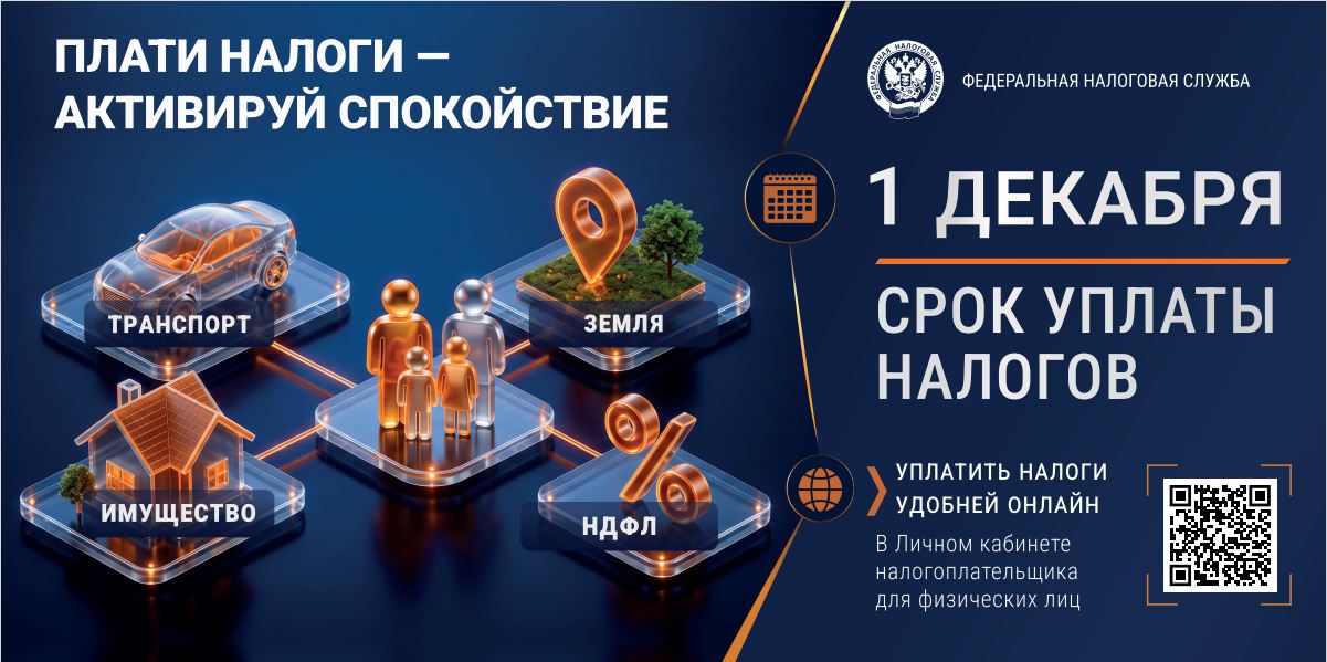Уплата имущественными налогов физическими лицами за 2025 год
