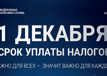 До 1 декабря необходимо уплатить имущественные налоги