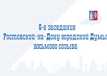 6-е заседание Ростовской-на-Дону городской Думы VIII созыва