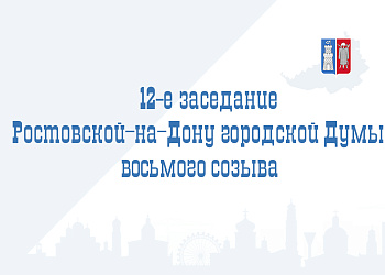 12-е заседание Ростовской-на-Дону городской Думы VIII созыва