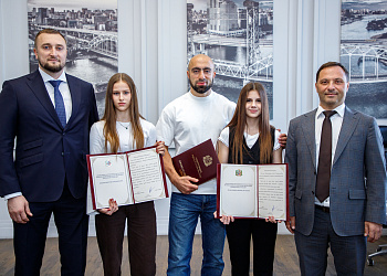 Ростовских чемпионов чествовали в Администрации города 