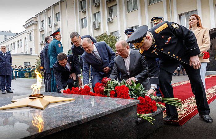Александр Скрябин принял участие в торжественном мероприятии в честь 10-летия Росгвардии﻿