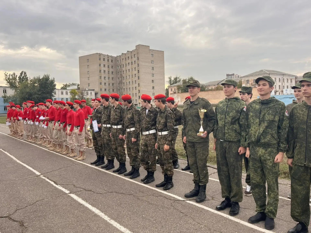 Состоялись соревнования 1й ступени муниципального патриотического проекта «Юнармейский марш» - городской этап Спартакиады допризывной молодежи "К защите Родины-готов!"