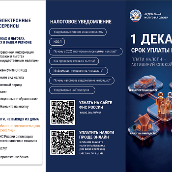 Срок уплаты налогов 1 декабря 2026 года