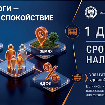 Уплата имущественными налогов физическими лицами за 2025 год